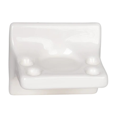 Soap dish with brush holder